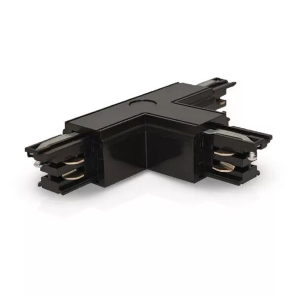 MIIDEX - RAIL 3A CONNECT TRIPHASE FORME T NOIR GAUCHE CIRCUIT EXTERIEUR 230V    (100774)