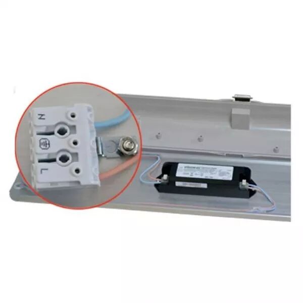 MIIDEX - RHONE ETANCHE LED INT 1270 X 140MM 20-36W 6000K IP65 IK08 5ANS (X6) (75816)