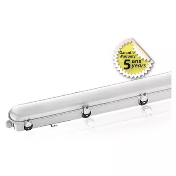 MIIDEX - RHONE ETANCHE LED INT 1560 X 100MM 30-50W 4000K IP65 IK10 TRA 5A (X6) (758121)