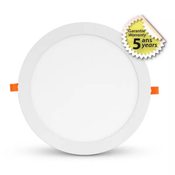 MIIDEX - SLIMY II DOWNLIGHT DIAM 300MM 24W 4000K ALU BLC 5ANS (100084)