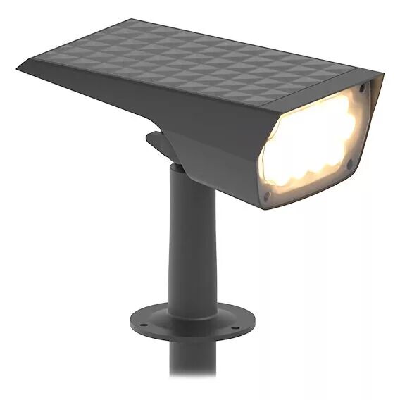 MIIDEX - SOLARIS PROJECTEUR PIQUET 316MM 2W 3000K SOLAIRE CARRE NOIR (100814)