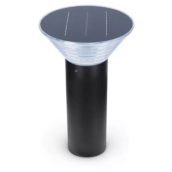 MIIDEX - SUNNY COUPOLE POTELET SOLAIRE CONIQUE 9V 380MM 4W 4000K NOIR IP65 (70905)
