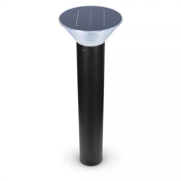 MIIDEX - SUNNY COUPOLE POTELET SOLAIRE CONIQUE 9V 800MM 4W 4000K NOIR IP65 (70901)