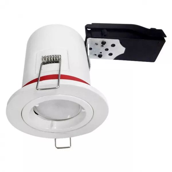 MIIDEX - SUPPORT SPOT BBC DIAM 88MM FIXE BLC + DOUILLE AUTOMATIQUE (7718)