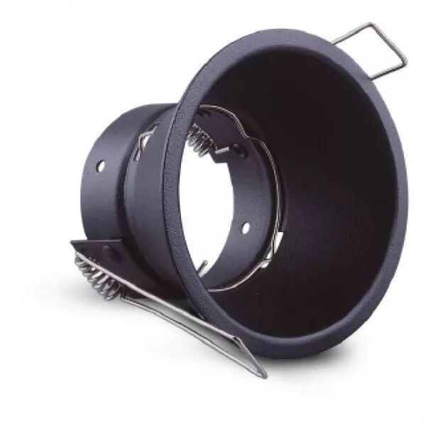 MIIDEX - SUPPORT SPOT DIAM 83MM NOIR FIXE BASSE LUMINANCE (77250)