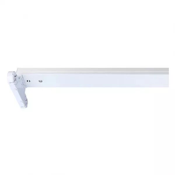 MIIDEX - T8 SUPPORT DOUBLE TUBES 1200mm BLANC L N DEUX COTE (76105)