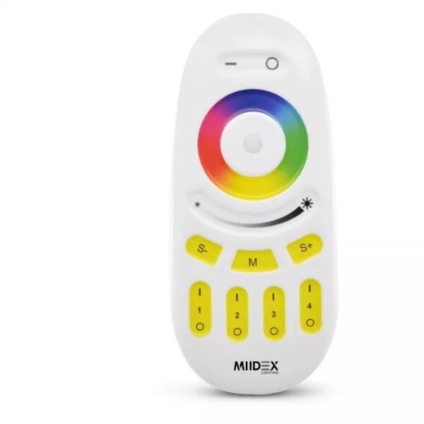 MIIDEX - TELECOMMANDE 20M RF GAMME 4 ZONES RGB + W (7649)
