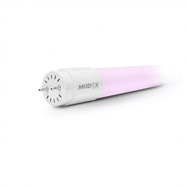 MIIDEX - TUBE LED T8 1500MM 24W 85-265V PINK (X10) 5A- 50000h (75963)
