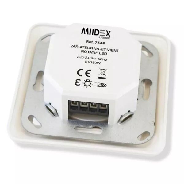 MIIDEX - VARIATEUR VA-ET-VIENT ROTATIF LED 5ANS (7548)