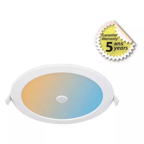 MIIDEX - VEGA DOWNLIGHT DIAM 170MM 11W CCT IP44/IP20 IK06 DETEC IR 5ANS (400012)