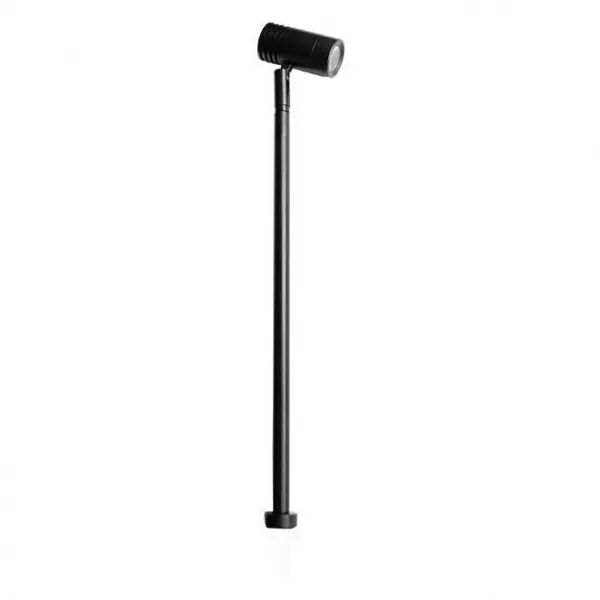 MIIDEX - VITRINE SPOT SUR TIGE 2W 3000K 25� NOIR (71103)