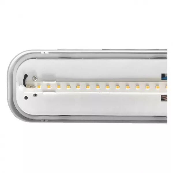 MIIDEX - VOLGA ETANCHE LED INT 600 X 70MM 20W 4000K IP65 IK08 TRA (X6) (75855)