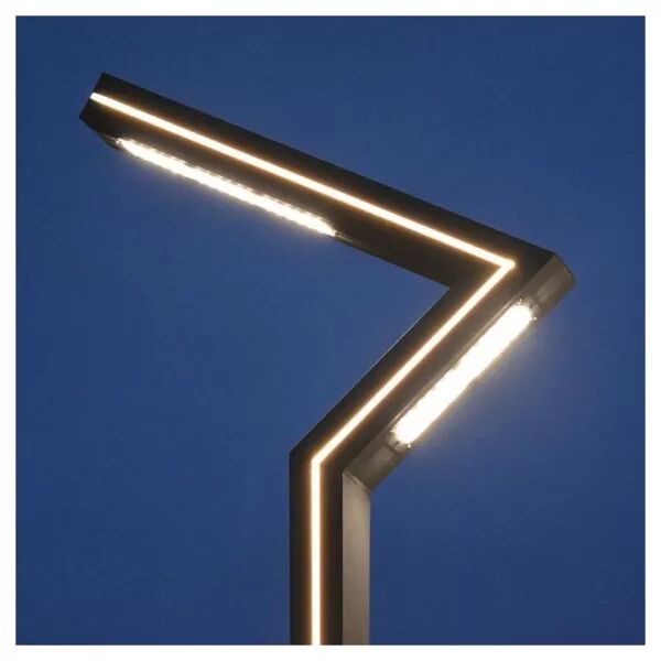 MIIDEX - ZIGZAG LAMPADAIRE ECLAIRAGE PIETON 50W IP65 4 M�TRES GS (91061)