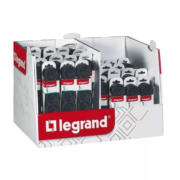 MINI BOX - MULTIPRISE 3X2P+T ET 5XP+T 16A 230V-3680W - INTER ON/OFF - N