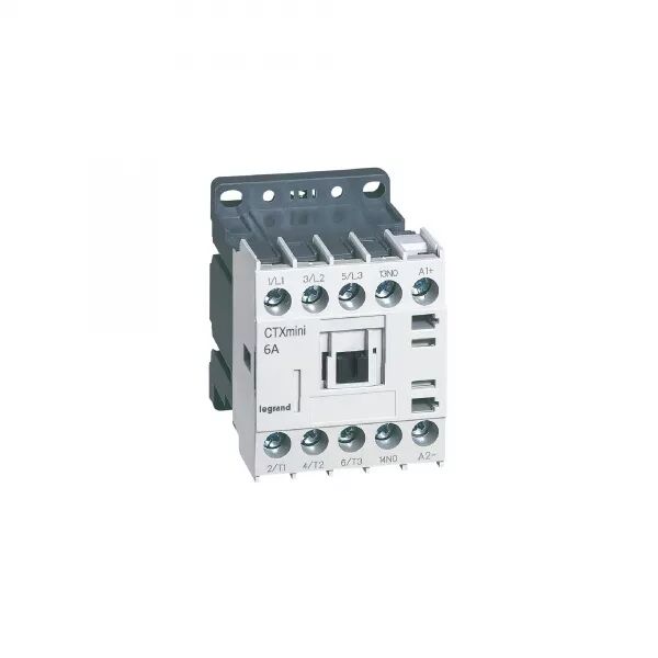 MINI-CONTACTEUR DE PUISSANCE CTX� 3P 6A+CONTACT AUXILIAIRE-1NO - 24V=