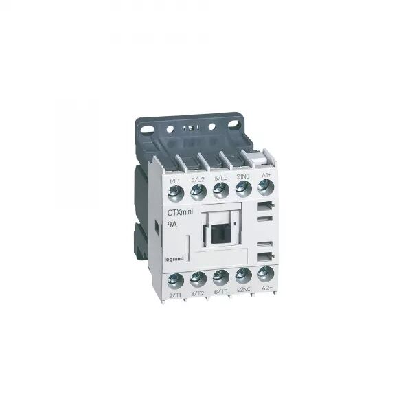 MINI-CONTACTEUR DE PUISSANCE CTX� 3P 9A+CONTACT AUXILIAIRE-1NF - 24V=