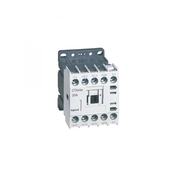 MINI-CONTACTEUR DE PUISSANCE CTX� 4P SANS CONTACT AUXILIAIRE - 20A - 24V=
