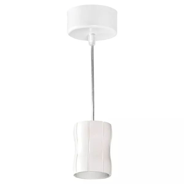 MINI CURVES - Suspension, alu blc, LED int�g. 4,8W 3000K 400lm (50378)
