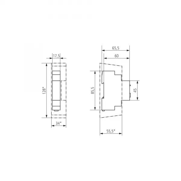 MINUTERIE ESCALIER 30S A 20 MN MULTIFONCTION+ PREAVIS LED ELPA 6