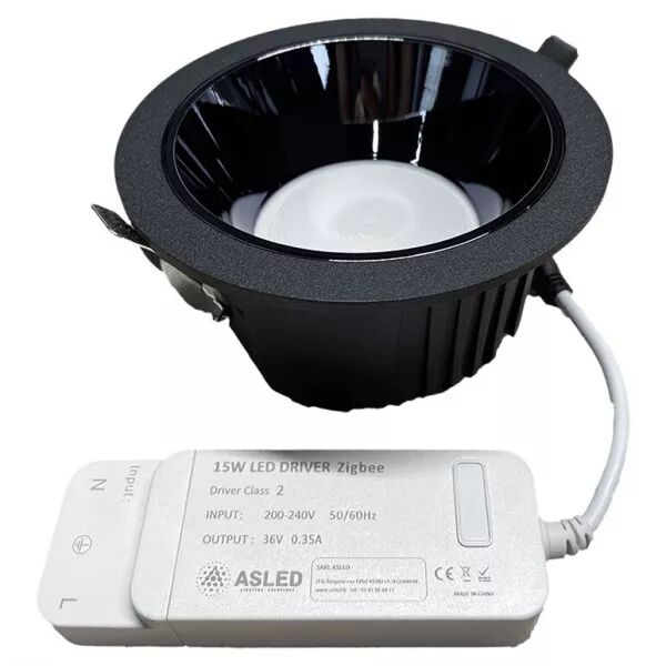 MIRO SPOT ENCASTRABLE AVEC R�FLECTEUR BASSE LUMINANCE 9W SEERA NOIR (MIRO9BBSEE)