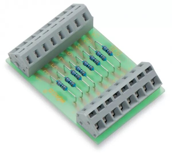 MODULE AVEC 8 R�SISTANCES 2K7 0,4W