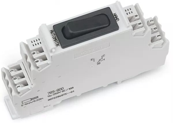 MODULE AVEC INTERRUPTEUR 1 CONTACT INVERSEUR - 10 A