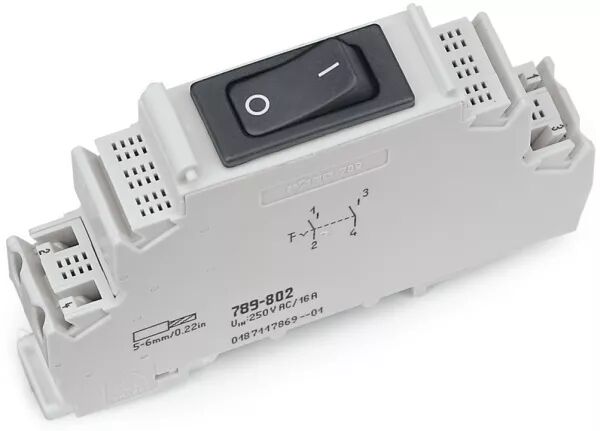 MODULE AVEC INTERRUPTEUR 2 P�LES - 16 A