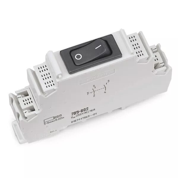 Module avec interrupteur 2 p�les - 16 A789-802