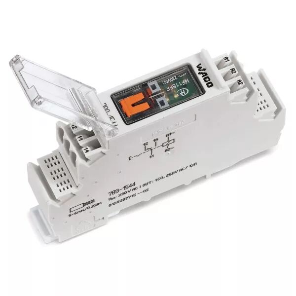 Module avec relais 230 V AC - 1 RT - 12 A - For�age manuel m�canique789-1544