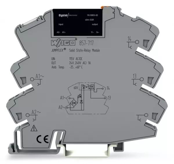 MODULE AVEC RELAIS STATIQUE 115 V AC/DC / 24..240 V AC - 1 A