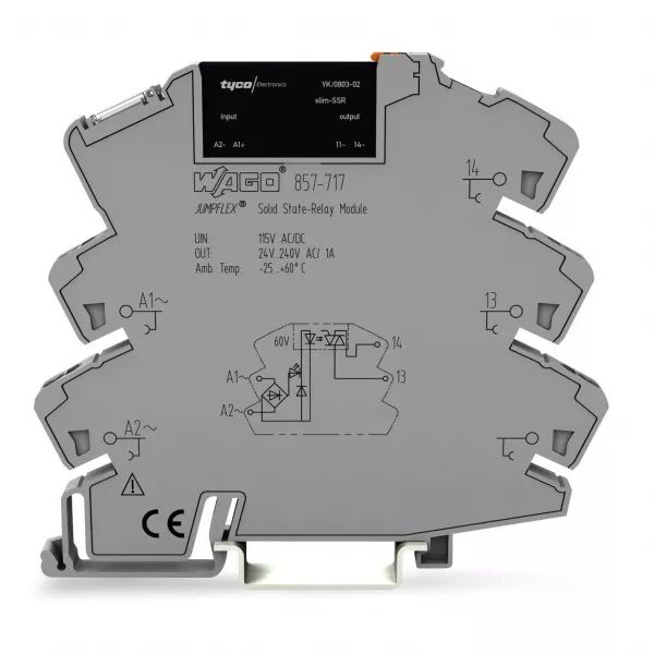 Module avec relais statique 115 V AC/DC / 24..240 V AC - 1 A857-717