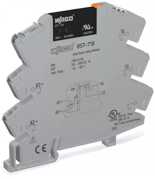 MODULE AVEC RELAIS STATIQUE 230 V AC/DC / 24..240 V AC - 1 A