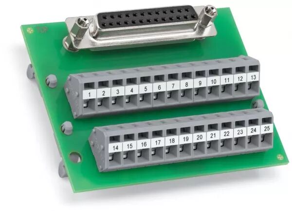 MODULE INTERFACE SUB-D FEMELLE 25 P�LES SUR PIED SANS BO�TIER (POUR CORDON SOUD�