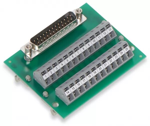 MODULE INTERFACE SUB-D M�LE 25 P�LES SUR PIED SANS BO�TIER (POUR CORDON SOUD�)