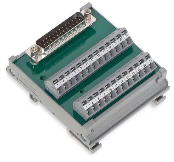 MODULE INTERFACE SUB-D M�LE 9 P�LES DANS BO�TIER SUPPORT (POUR CORDON NAPPE)