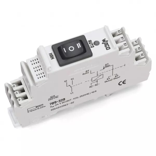 MODULE RELAIS 1RT COMMUTAT.MAN/0/AUT789-329