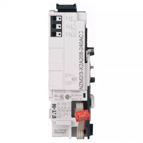 Module relais pour NZM2/3, configurable, 2NO, 24V DC, 24-230V AC, Push-in (189722)