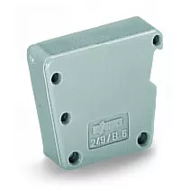 Module vide, pour intercaler des bornes sur rail pont�es (249-148)