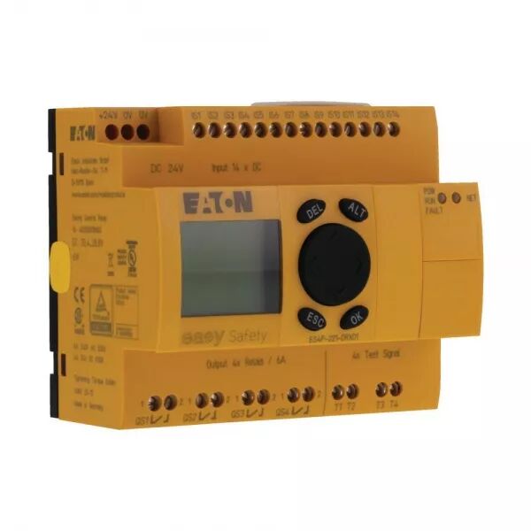 MODULES LOGIQUES DE S�CURIT�, 24V DC, 14 E. TOR, 4 S.TOR � RELAIS, AFFICHEUR
