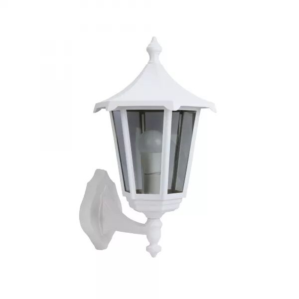 MONACO - APPL. MUR EXT. (BAS) IP43 IK02, BLANC, E27 100W MAX., LPE NON INCL.