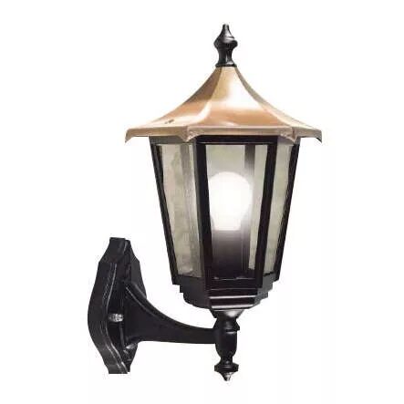 MONACO - Appl. Mur Ext. (bas) IP43 IK02, vert, E27 100W max., Lpe non incl. (3031)