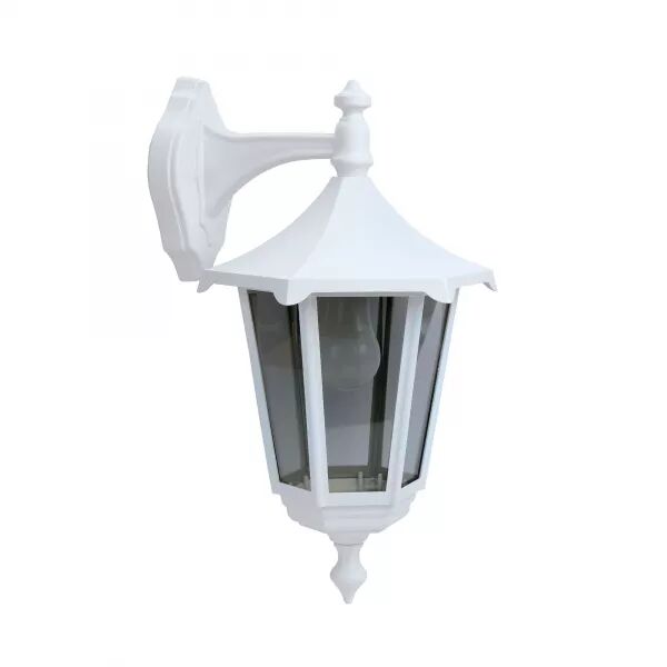 MONACO - APPL. MUR EXT. (HAUT) IP43 IK02, BLANC, E27 100W MAX., LPE NON INCL.