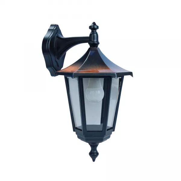 MONACO - APPL. MUR EXT. (HAUT) IP43 IK02, CUIVR�, E27 100W MAX., LPE NON INCL.