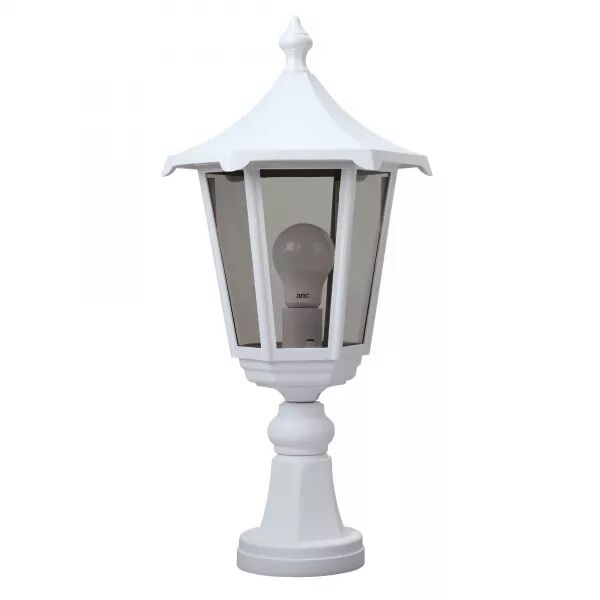 MONACO - BORNE EXT. IP43 IK02, BLANC, E27 100W MAX., LPE NON INCL., HAUT. 53CM