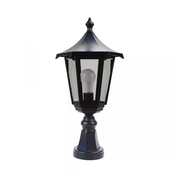 MONACO - BORNE EXT. IP43 IK02, NOIR, E27 100W MAX., LPE NON INCL., HAUT. 53CM
