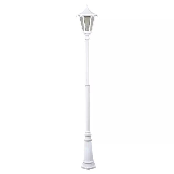 MONACO - Lant.+Mat IP43 IK02, blanc, E27 100W max., Lpe non incl., haut.2,49m (3066)