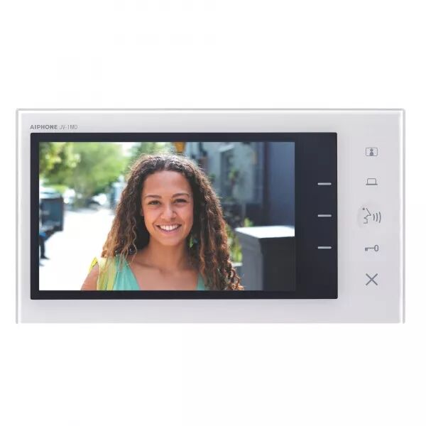 MONITEUR PRINCIPAL �CRAN 7 POUCES TOUCHES SENSITIVES, ABS BLANC, 2 FILS INT�GRAL