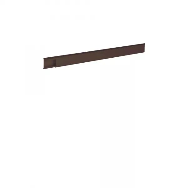 MOULURE ATEHA 12X20MM 1 COMPARTIMENT PVC MARRON