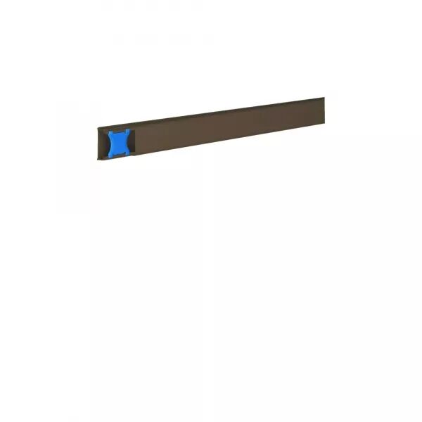 MOULURE ATEHA 16X30MM 1 COMPARTIMENT, MARRON