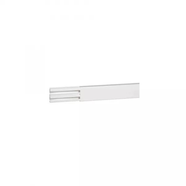 MOULURE DLPLUS 32X12,5MM 2 COMPARTIMENTS LONGUEUR 3M - BLANC